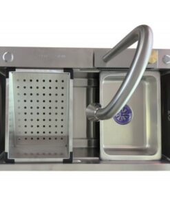 CHẬU RỬA LIỀN VÒI THÁC NƯỚC KAFF KF-UM7546S-450x450