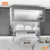 GIÁ BÁT ĐĨA NÂNG HẠ GARIS GL06C INOX 304 MẠ CHROME