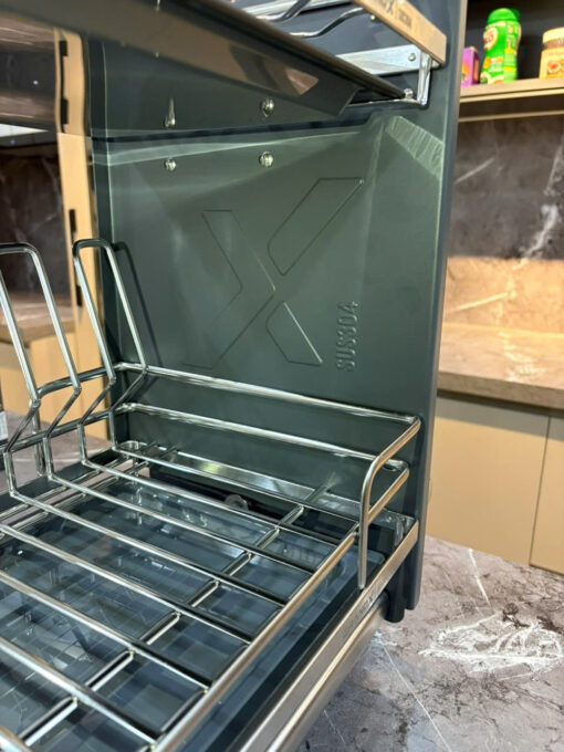 Giá bát nâng hạ nan Oval khung inox 304 GrandX XL.90M2 - Hình ảnh 3