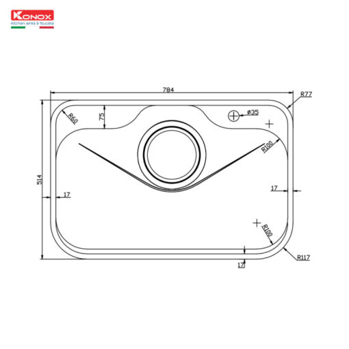 ban-ve-ky-thuat-chau-rua-bat-inox-1-ho-phong-cach-nhat-ban-Konox-Tari-7851SR-768x768