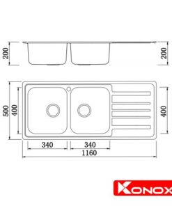 chau-rua-bat-European-Sink-Artusi-KS11650-1D-Right-thong-so-ky-thuat-500x500