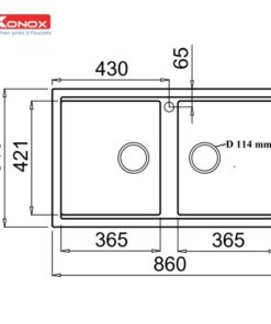 chau-rua-bat-Granite-Sink-Phoenix-860-Grey-thong-so-san-pham-1-500x500