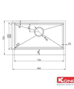 chau-rua-bat-Workstation-Sink-Apron-Sink-KN8051AS-Retta-thong-so-ky-thuat-500x455