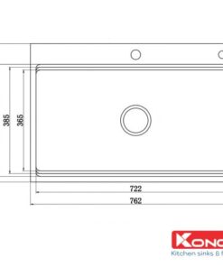 chau-rua-bat-Workstation-Sink-Topmount-Sink-KN7650TS-thong-so-ky-thuat-500x455