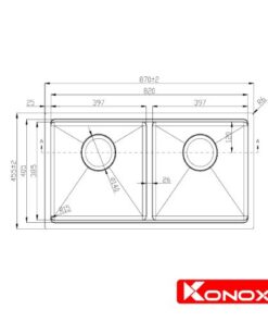 chau-rua-bat-Workstation-Sink-Undermount-Sink-KN8745DUB-thong-so-ky-thuat-500x500